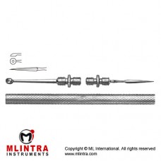 Unna-Vidal Comedone Extractors Stainless Steel, 11.5 cm - 4 1/2"